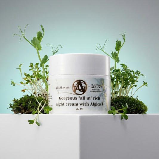 Gorgeous "all in" rich night cream with Algica ®