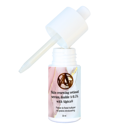 Skin renewing retinol serum double A with Algica ® 0,5%