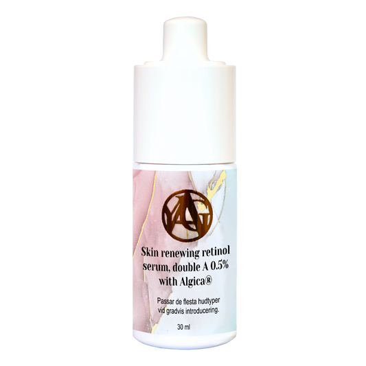Skin renewing retinol serum double A with Algica ® 0,5%